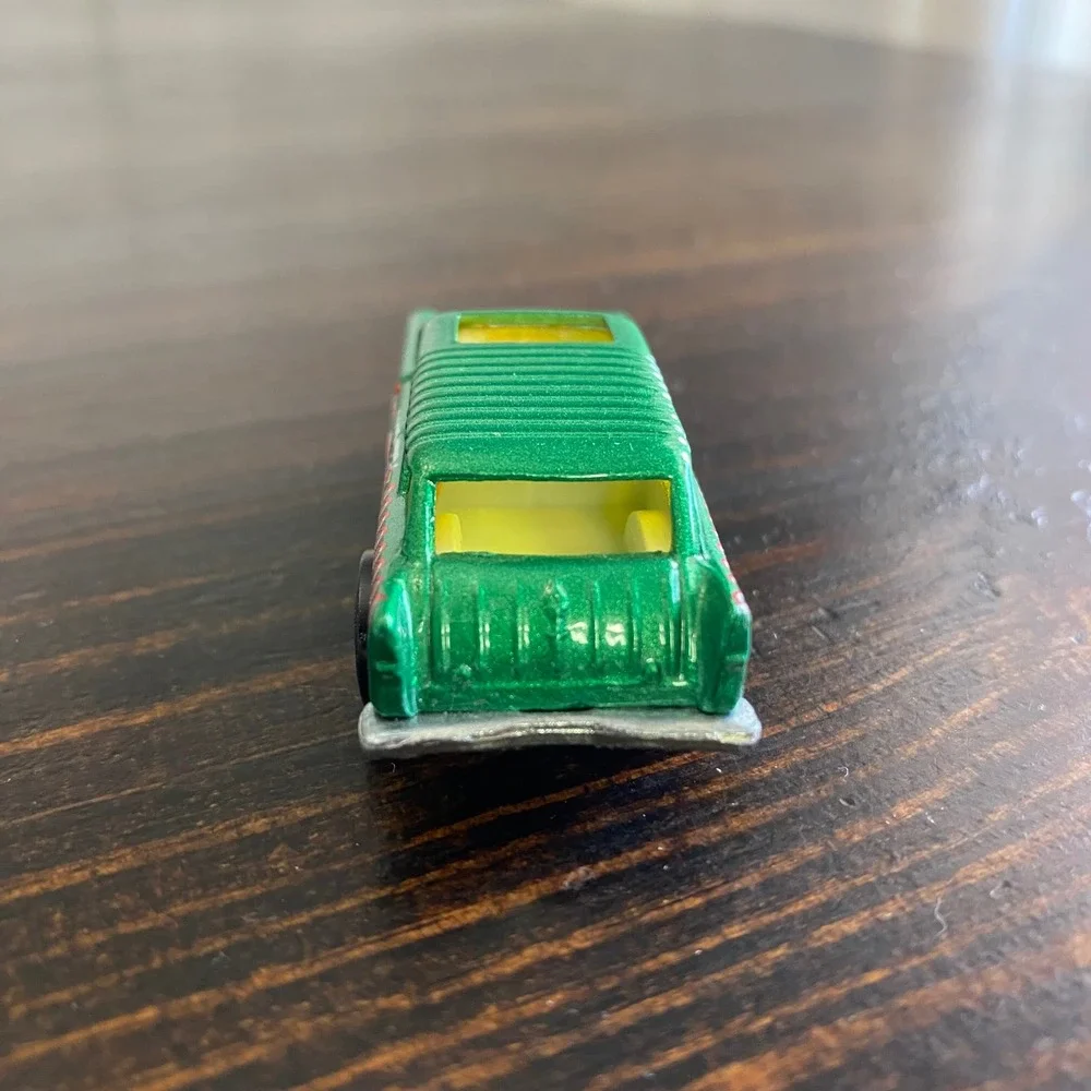 Hot Wheels Chevy Nova Station Wagon‎ Green Noyes Wheels 1969 Casting Diecast Car